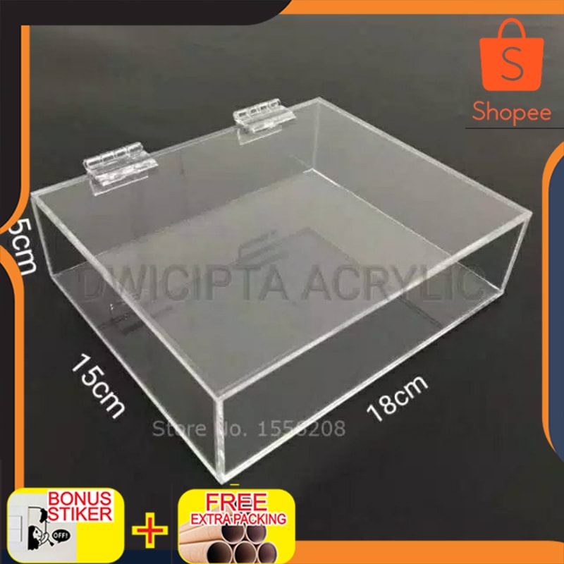 Murah akrilik box perhiasan acrylic Elegan