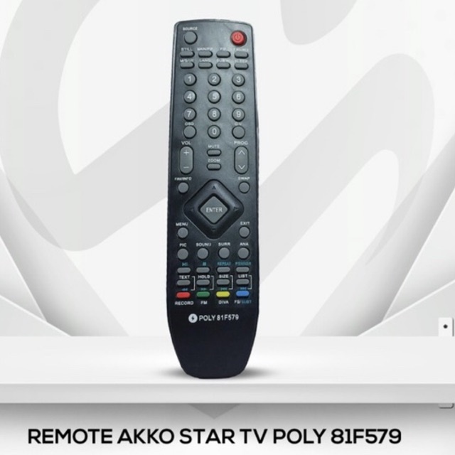 REMOTE TV POLYTRON LED LCD AKKOSTAR 81F579 CHUNSIN L-1001+1 LANGSUNG PAKAI TANPA SETTING