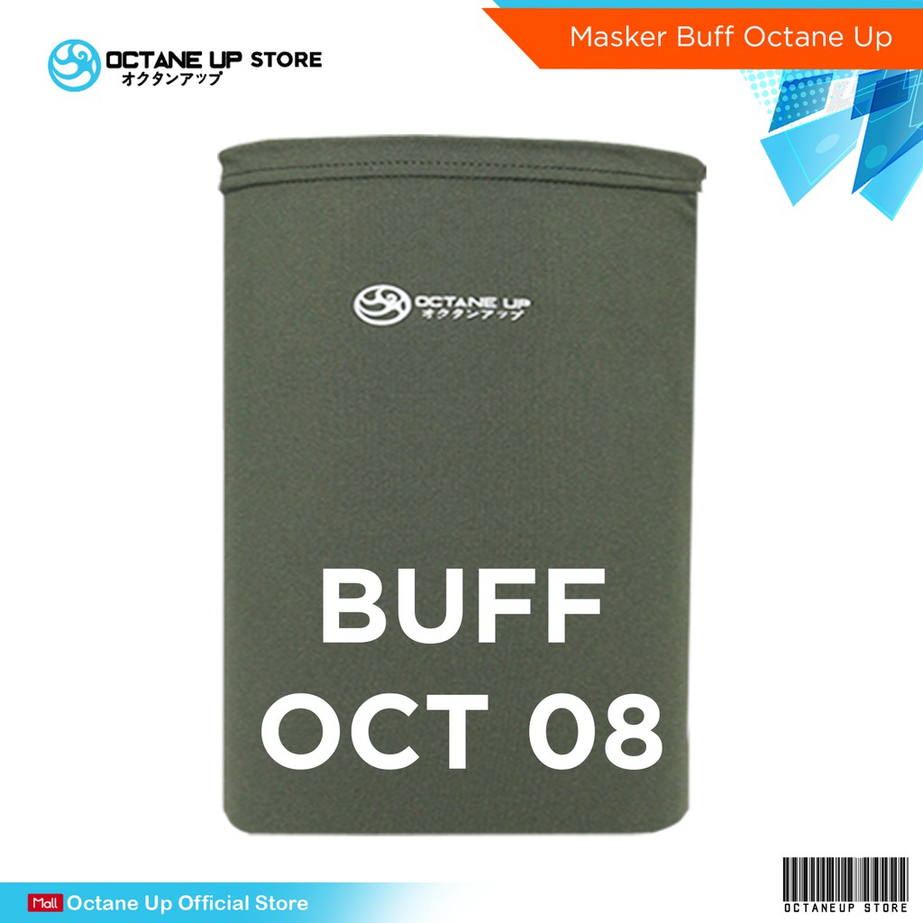 BUFF BANDANA SLAYER SYAL MASKER MOTOR ORIGINAL MULTIFUNGSI OCTANE UP-BUFF OCT 08