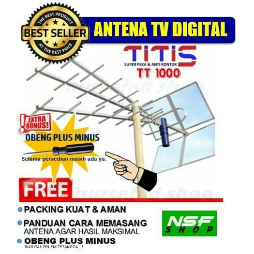 Promo Antena TV Terbaik / Antena TV Luar / Antena TITIS / Antena Outdoor Murah Banget