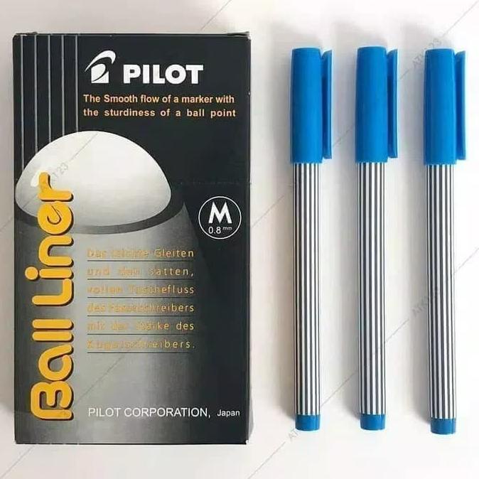 

Office & Stationery | Alat Tulis | Pulpen Pilot Balliner/Ballpoint 0.8Mm(Biru,Hitam,Merah,Hijau) | Best Seller