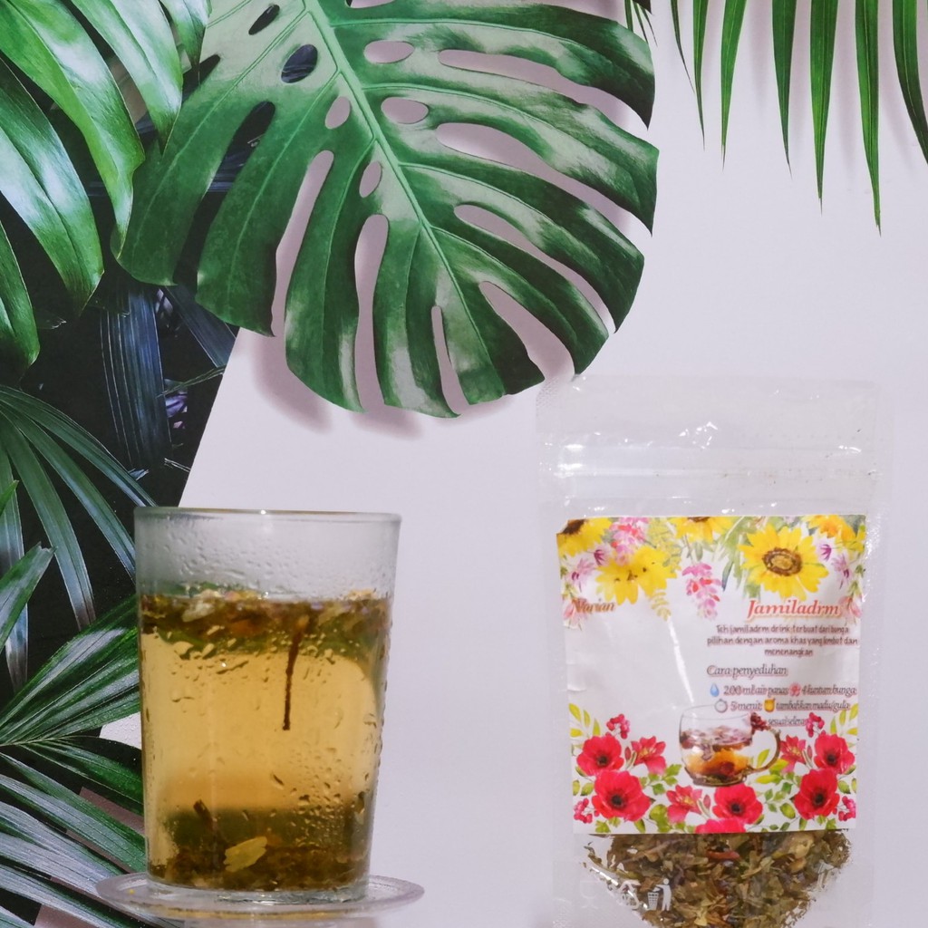 

Teh Diet Teh Detox Minuman Teh Hitam Rasa Mint Flower