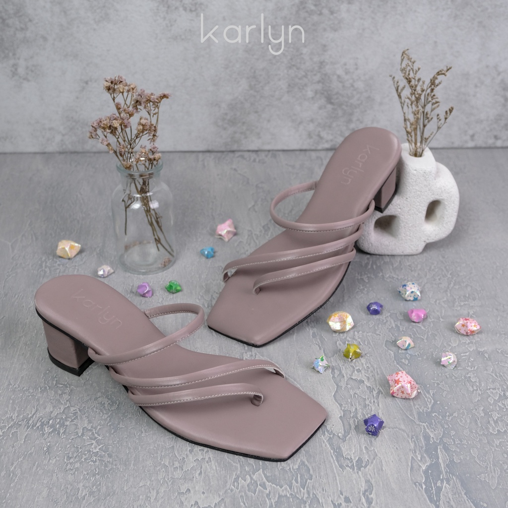 Karlyn Audrey Sandal Heels wanita 5 cm