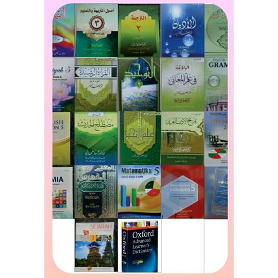 Buku Paket Kelas 5 KMI Gontor Putra - Putri (Free Tas Sandal/Sepatu Gontor)
