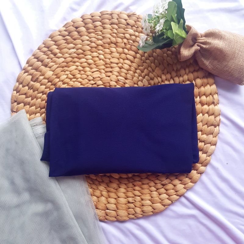 [NEW ARRIVAL] HIJAB BERGO SPORT ZEA BY BILBANA / bergo sport hijab olahraga | jilbab olahraga sport hijab instant-Navy