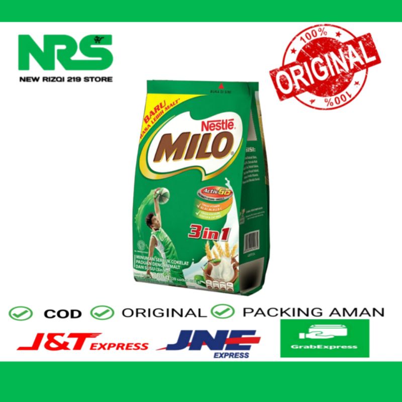 

Susu Milo 3 in1 20 Sachet x 35 g