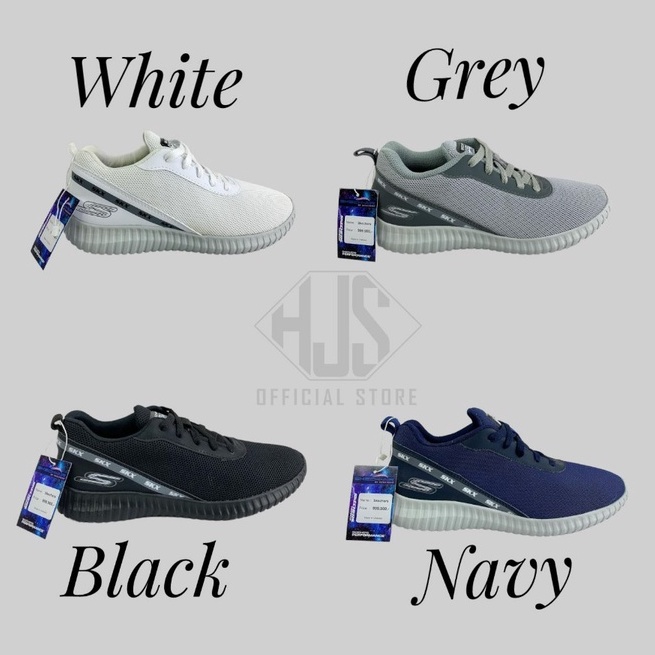 Sepatu Sneakers Pria Dewasa Running Gym Shoes Empuk Polos Premium