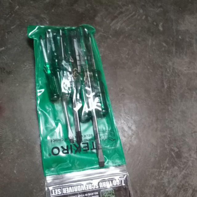 Tekiro Obeng Set Transparant 7pcs Premium