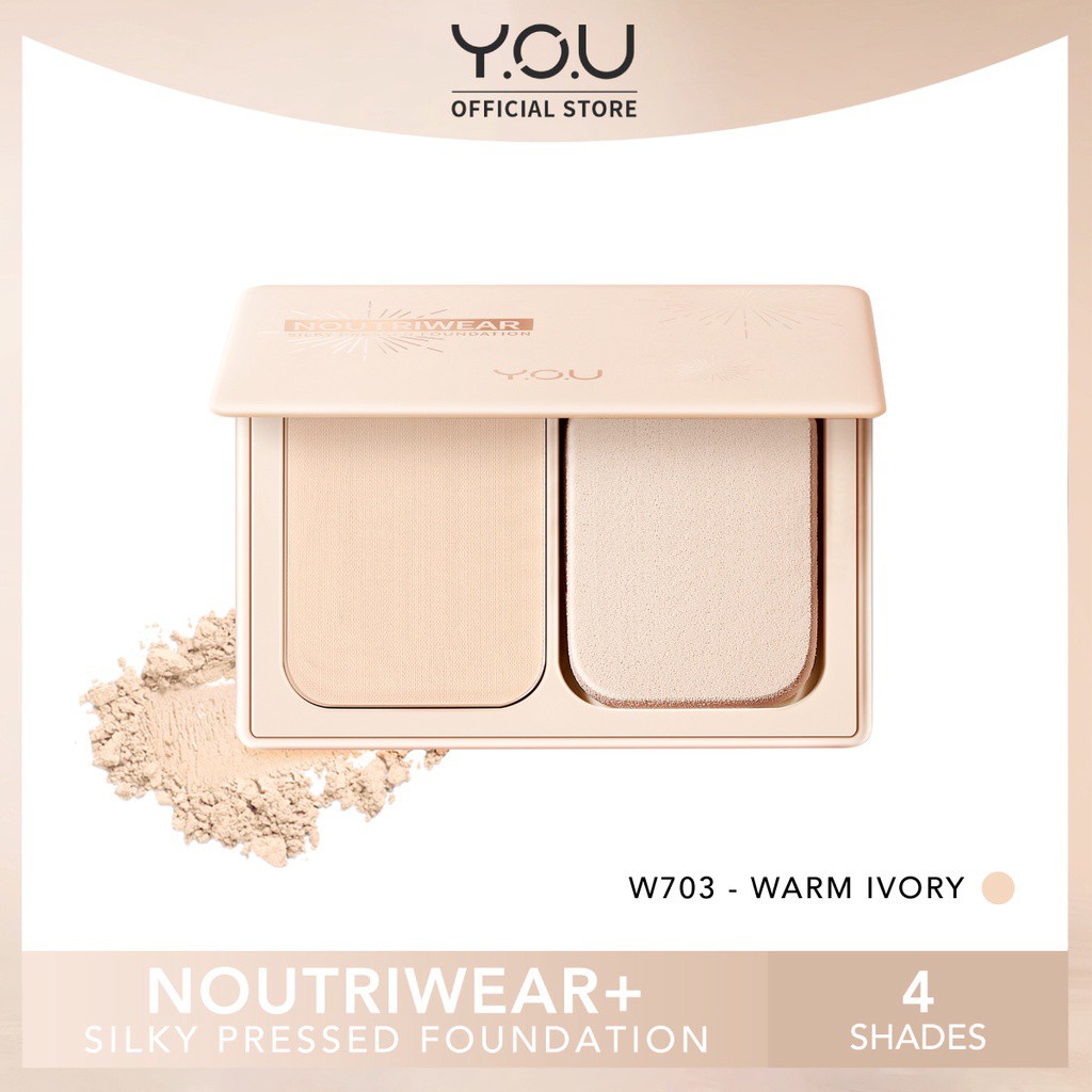 YOU Noutriwear+ Silky Pressed Foundation (Bedak padat)