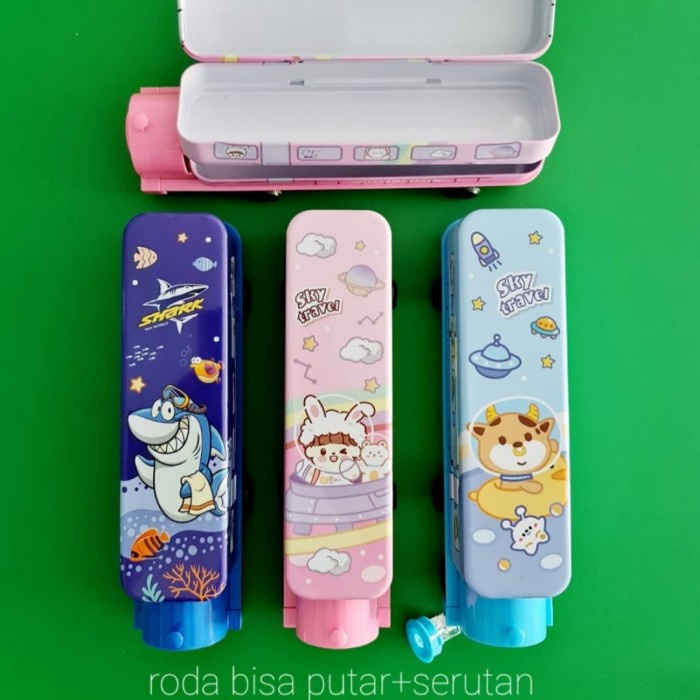 

Dijual Tempat Pensil Mobil + Rautan Roda Bisa Putar B578 Hot Sale