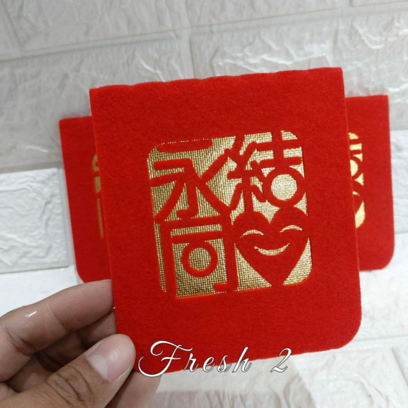 

angpao sangjit bahan beludru kotak /angpao sangjit /angpao shuangxi //