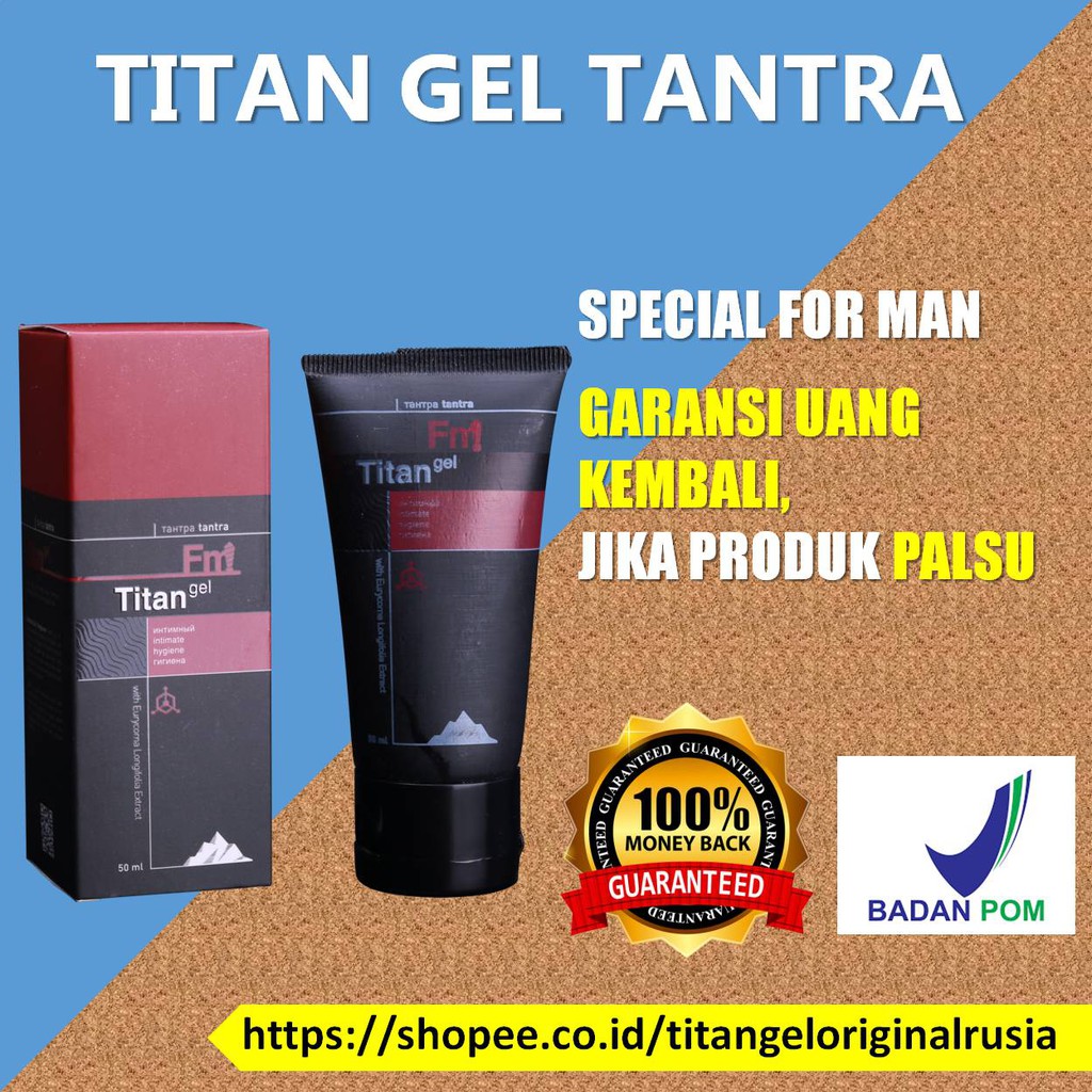 Titan Gel Titan Gel Original Pembesar Penis Pria obat kuat sex pria obat kuat pria Permanen Oles