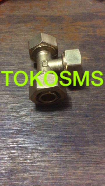 Tee sambung T pipa air panas model rifeng ukuran 3/4  inci 20mm x 20 mm T 1620