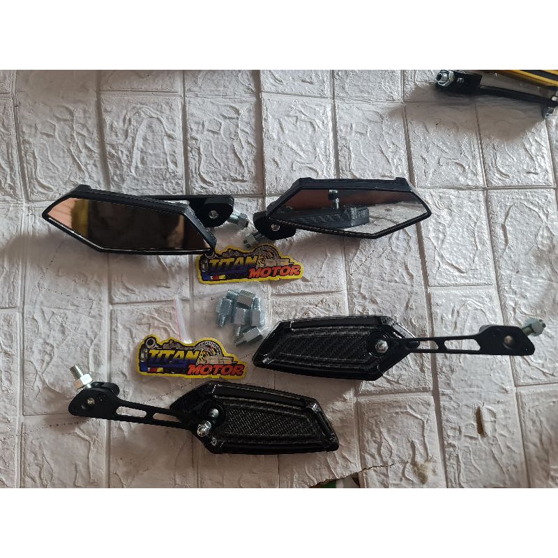 spion lipat carbon/karbon model koso motor suzuki yamaha honda