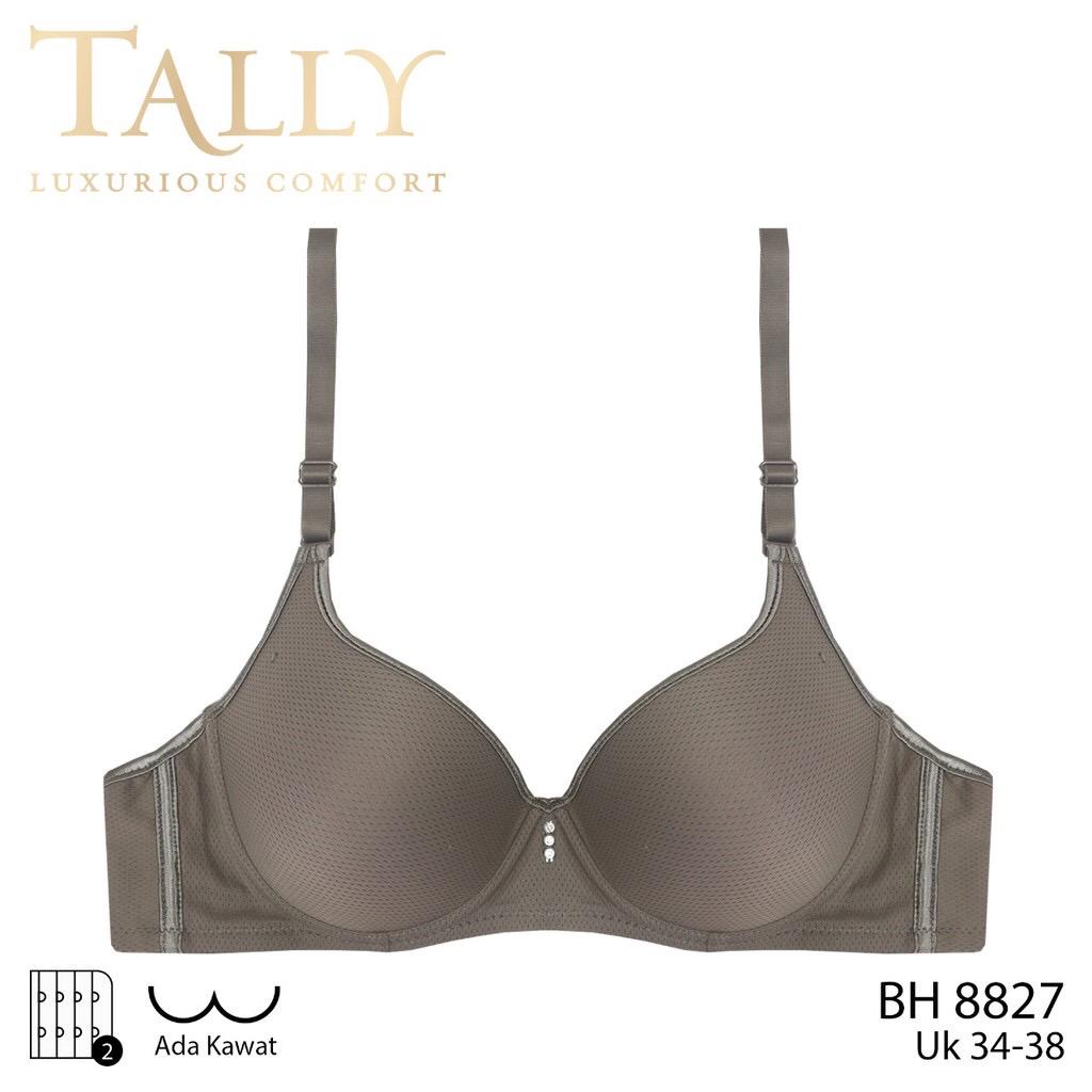 BH BRA 8827 TALLY - BRA KAWATS PORI BUSA TIPIS CUP B KAIT 2 BRA HARIAN SIZE 34 36 38 - BH TERLARIS - ARA98STORE