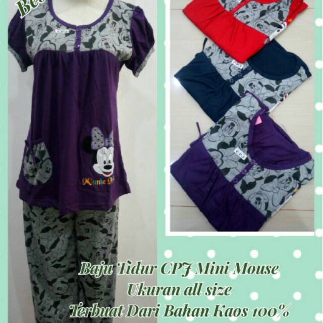 Baju Tidur CPJ Mini Mouse
