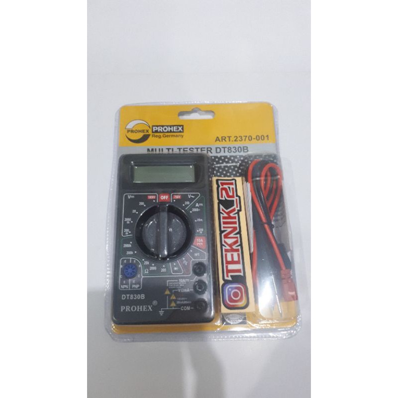 AVOMETER DIGITAL MURAH MULTI DIGITAL PROHEX MULTITESTER DIGITAL
