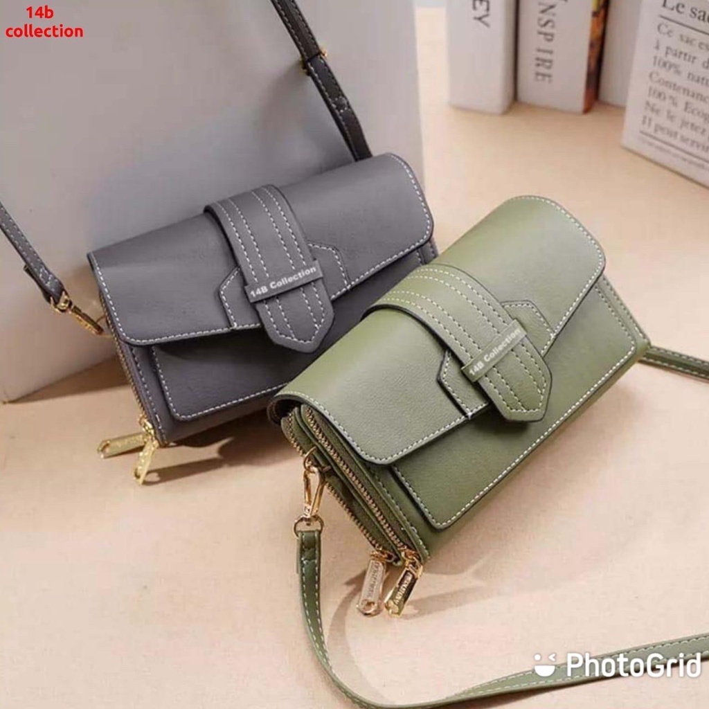 ⭐️⭐️HOT SALEE!!⭐️⭐️2 IN 1 TAS HANDBAG SELEMPANG SLINGBAG SHOULDERBAG CEWEK IMPORT KONDANGAN LB - 123