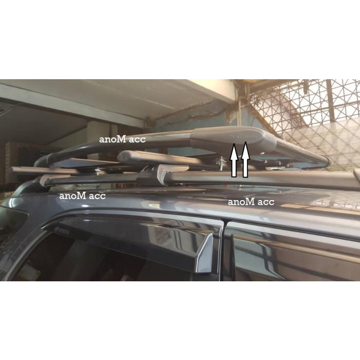 Cover Roof Rack Platinum (Paket Rak Platinum & Cross Bar Jepit Roof Rail)