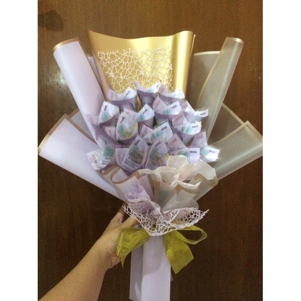 money bouquet - jasa + uang baru