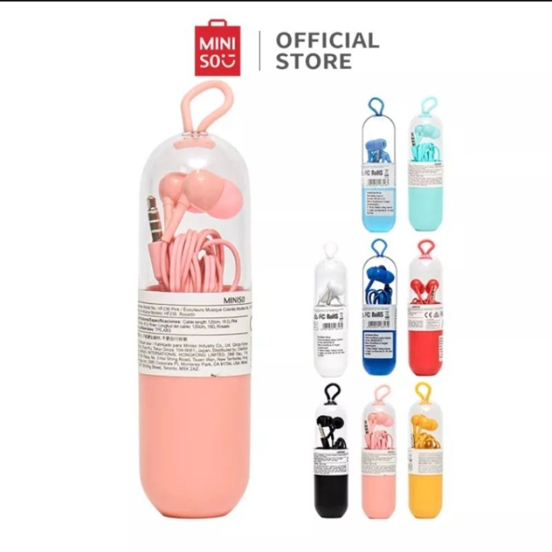 [COD] Headset Kapsul Miniso Earphone 100% Ori Noise Cancellation