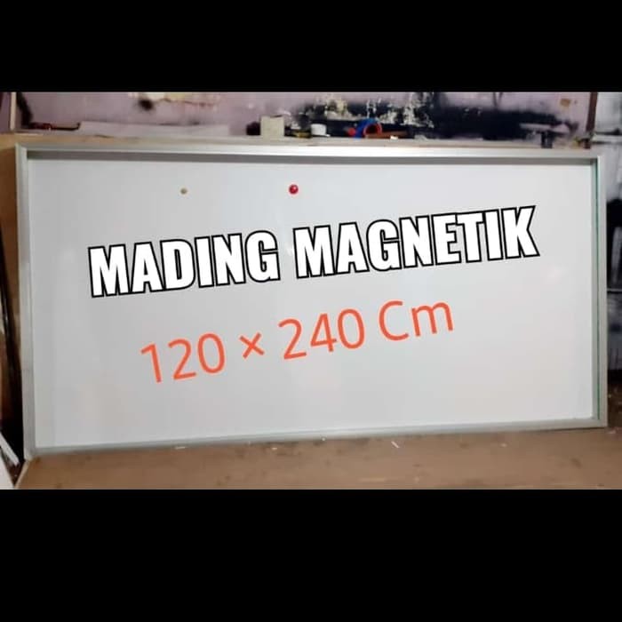 

Papan Mading Magnetik Gantung 120 × 240 Cm