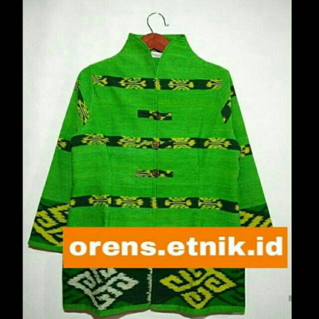 DRESS TENUN HIJAU TENUN BLANKET Asli 900L