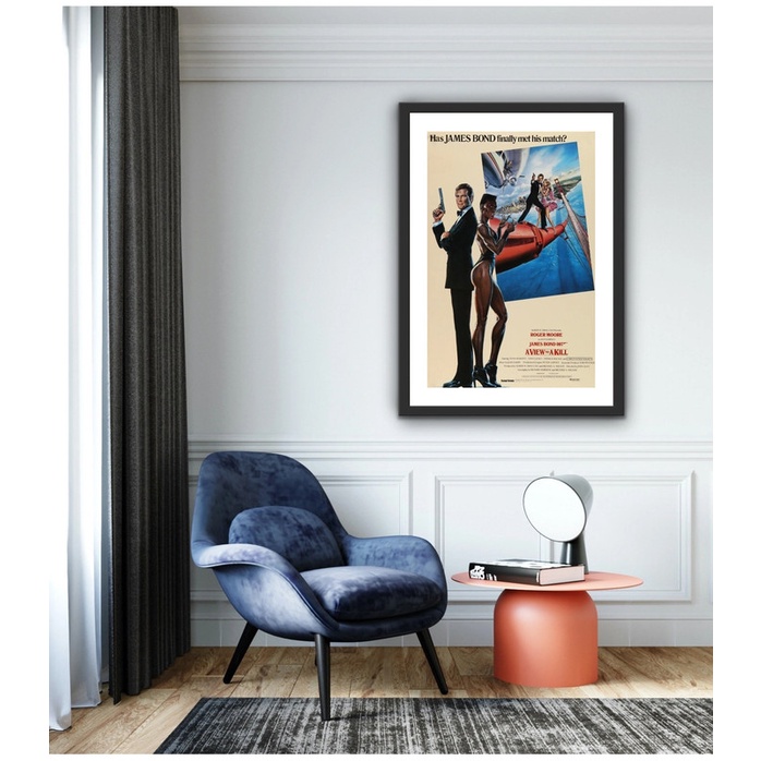 Poster Bingkai / Hiasan Dinding / Poster Film / James Bond - 858