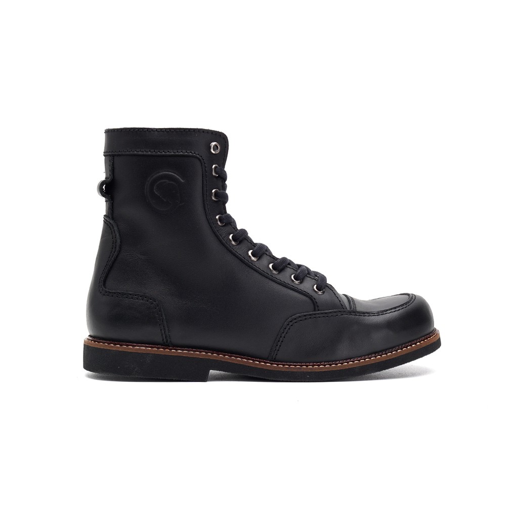 BRATTA BLACK (100% KULIT ASLI) |ManNeedMe x Greata| Sepatu Safety Boots Pria PREMIUM