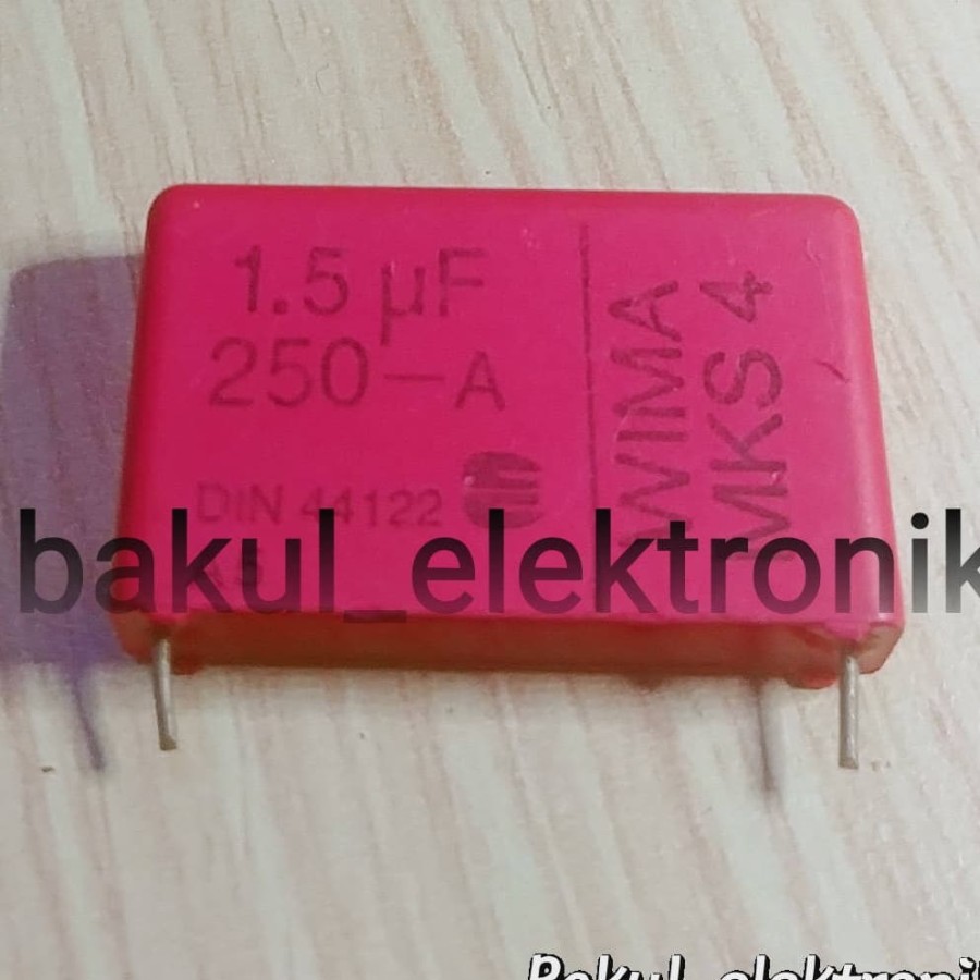 WIMA 1.5UF MKS4 250V. CAPACITOR INPUT