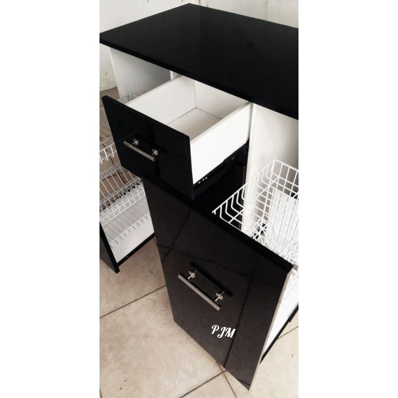 Kitchen Set Bawah Lemari Dapur Rak piring Rak gelas