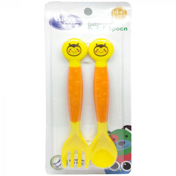 BABY SAFE SPOON &amp; FORK SENDOK MAKAN BAYI