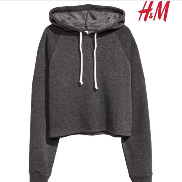 hoodie crop tee h&m