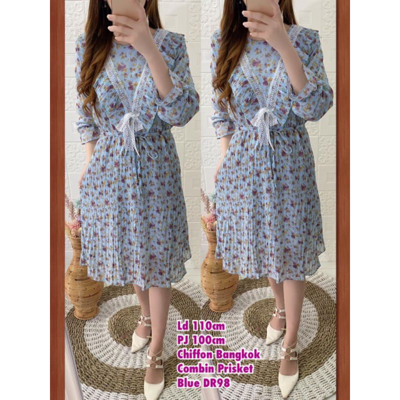 DR98 Dress chiffon Bangkok