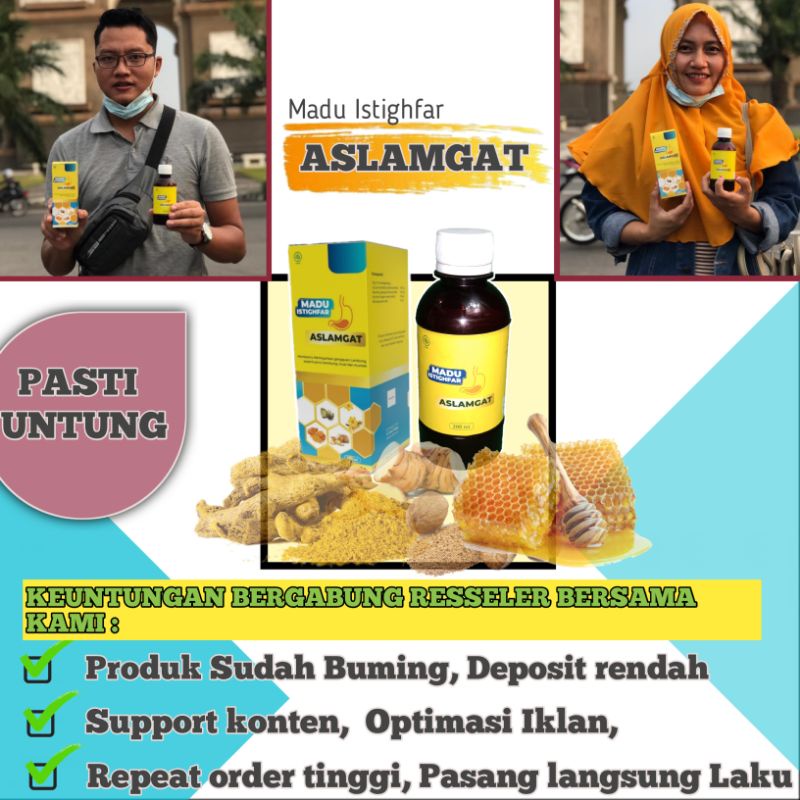 

PAKET RESSELER 5 PCS MADU ASLAMGAT HARGA ECERAN 150 RB