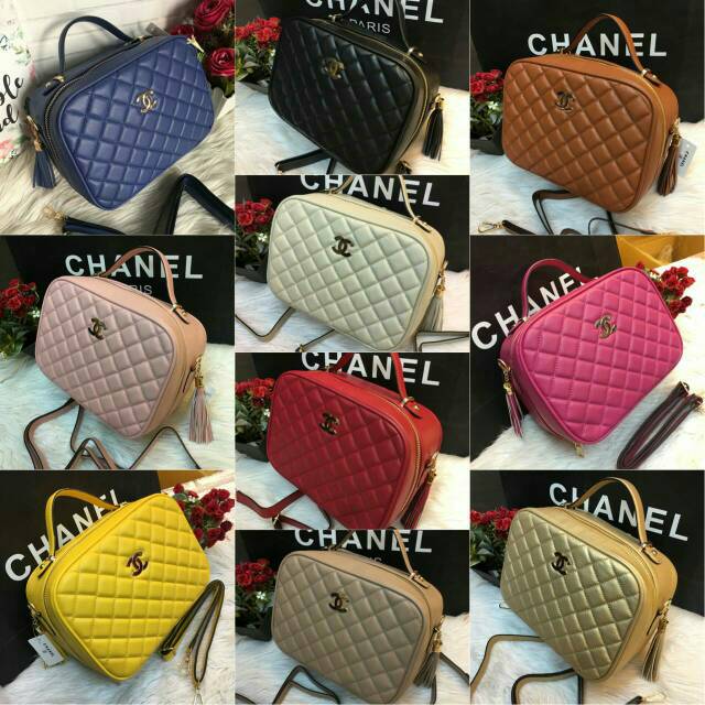 Tas Selempang Chanel Box Make Up