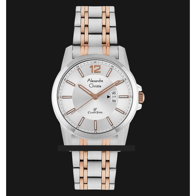 Alexandre Christie AC 8325 MD BTRSL Pria Silver Rosegold