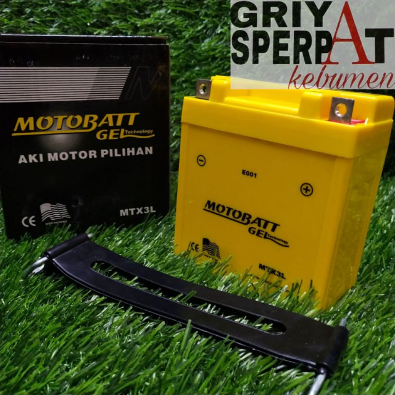 aki kering rx king plus tali original motobatt