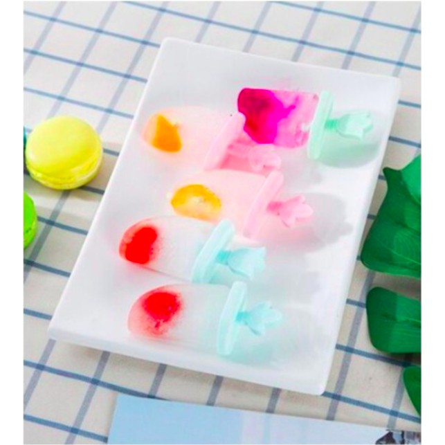 

TU88 6in1 Cetakan Ice Cream Stick Cetakan Es Krim Stik Jelly Pudding Es Lolipop Cetakan Es - ICM