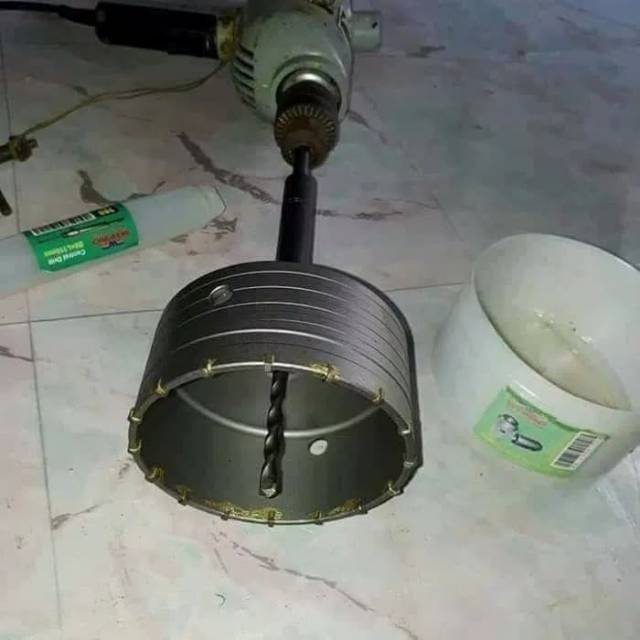 Hole Saw 3 Inch Holesaw Dim 3 Inci Pelubang Pipa Ventilasi Beton Rumah Walet 3Inch 85mm