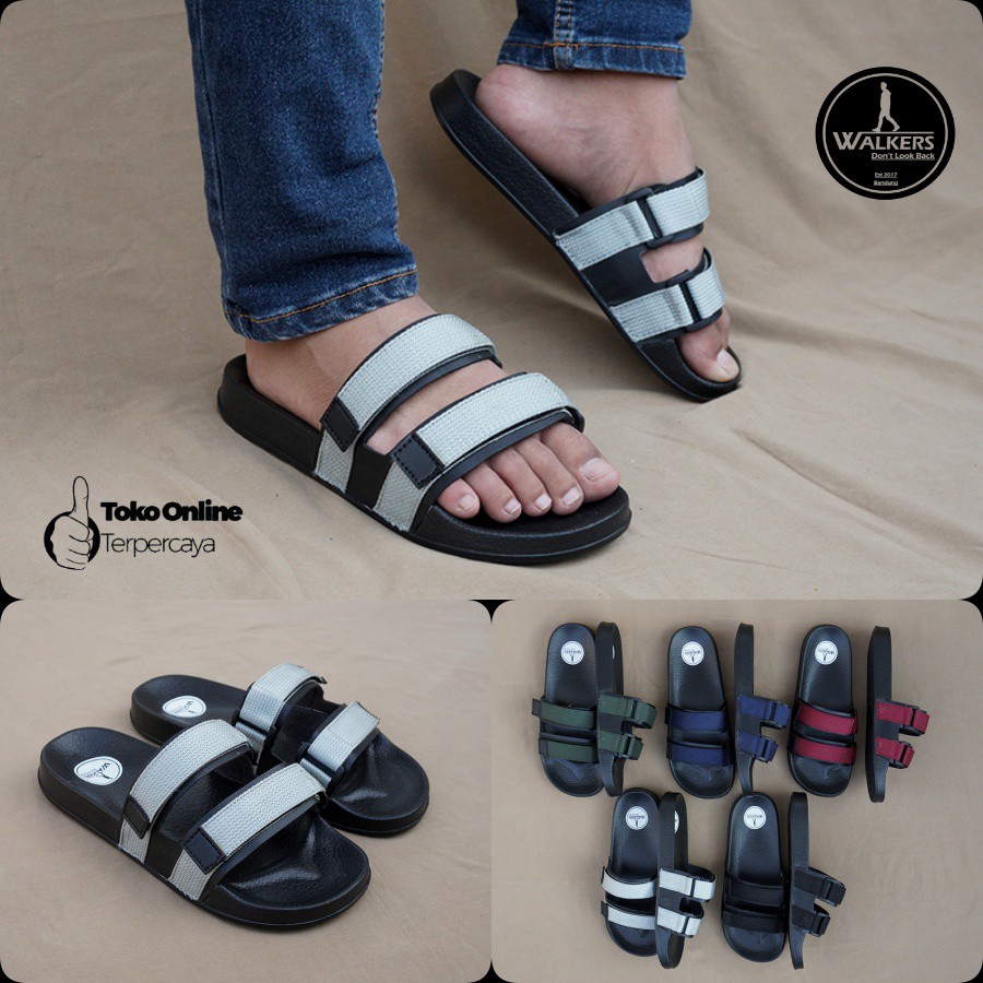 TERBARU!!! Sandal Selop Pria Murah Walkers Weber Terbaru Sendal Slop Slip On Terlaris