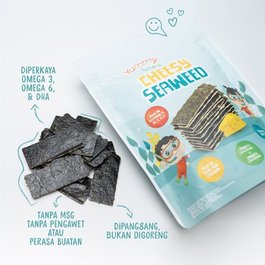 Yummy Bites CHEESY SEAWEED 20gr