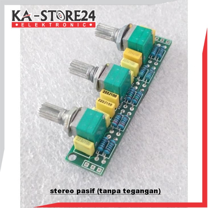 Stereo Pasif Tone control Mini Desain