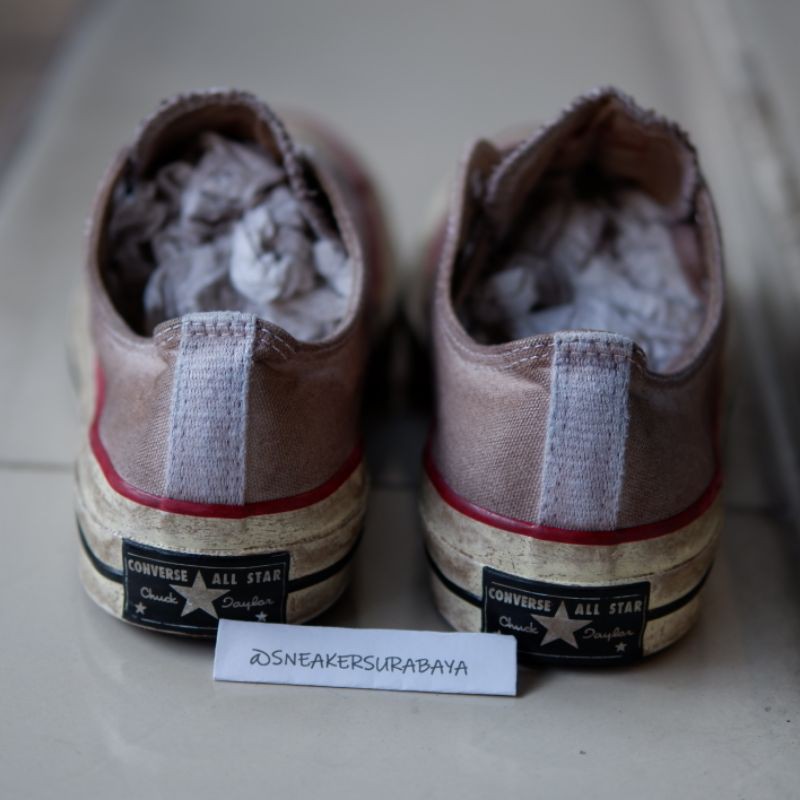 Converse Chuck Taylor 1970s Ox Italian Crafted Dye WINE