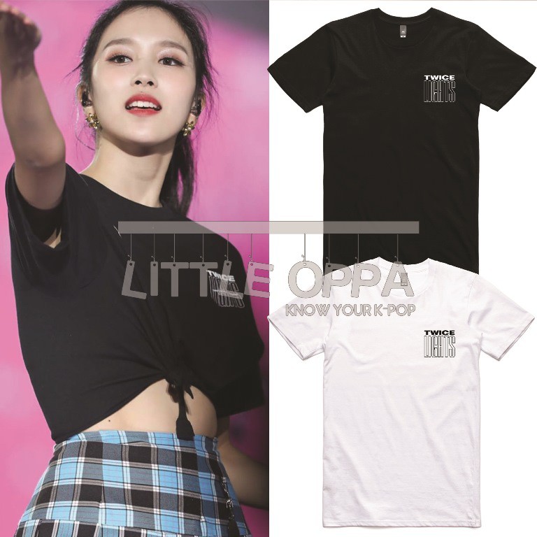 T-SHIRT KAOS TWICE TWICE LIGHT MINA SMALL LOGO