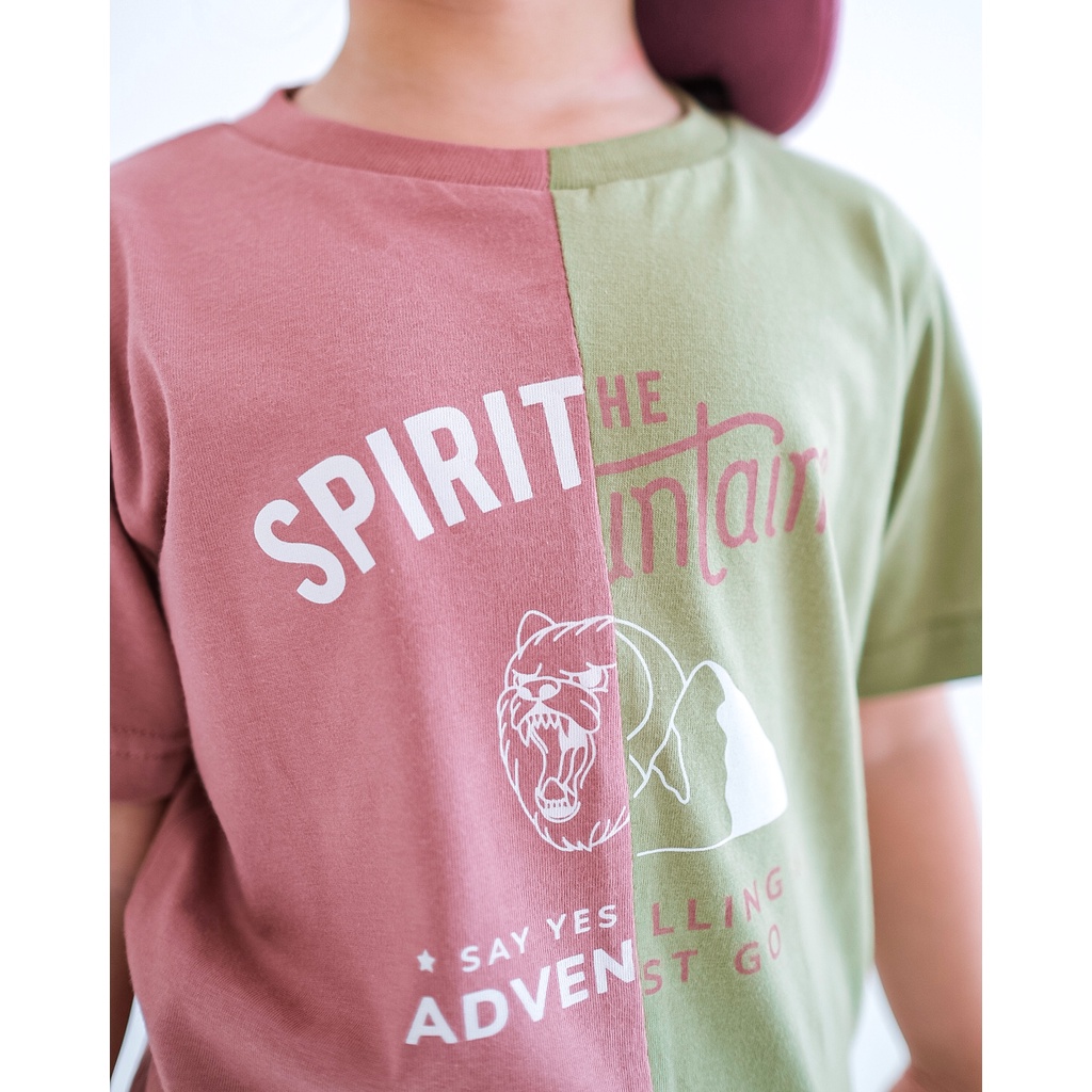 SPIRIT T-SHIRT | Kaos Anak Unisex | Kaos Anak mix Warna | Kaos Anak Oversized | Atasan Anak | Kaos Sablon