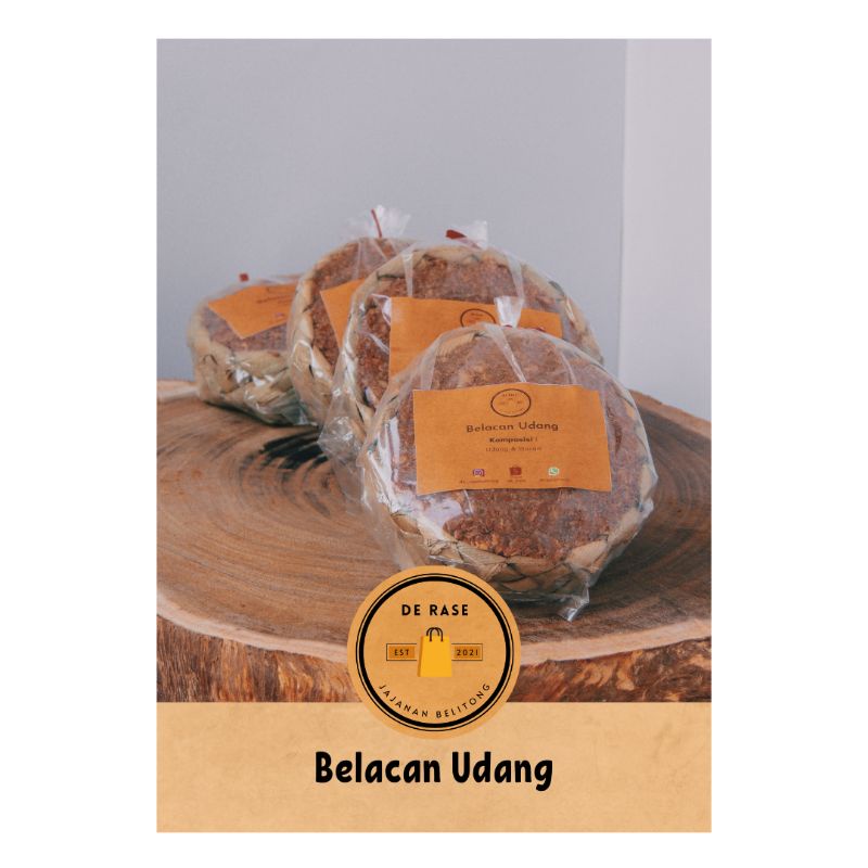 

de_rase Belacan/Terasi Udang Asli Belitong Kemasan 100g