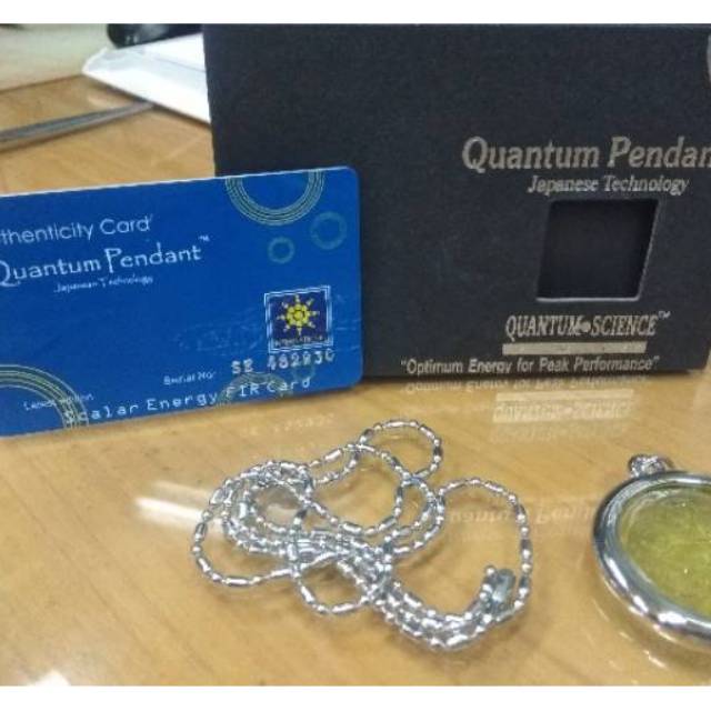 Kalung Quantum Pendant Bio Glass Energy / Scalar / Kalung Kesehatan