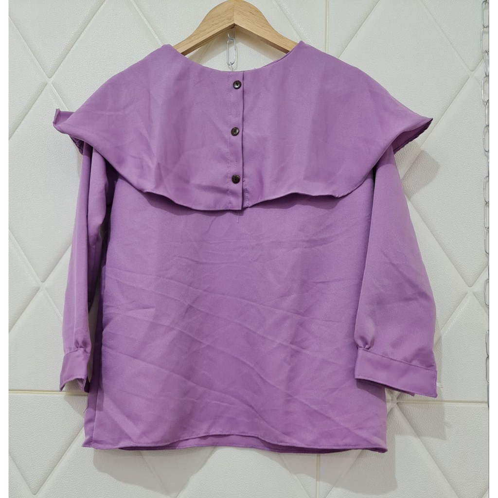 SALE ! NIKI BLOUSE BAHAN MOSCREPE (fit to XL )