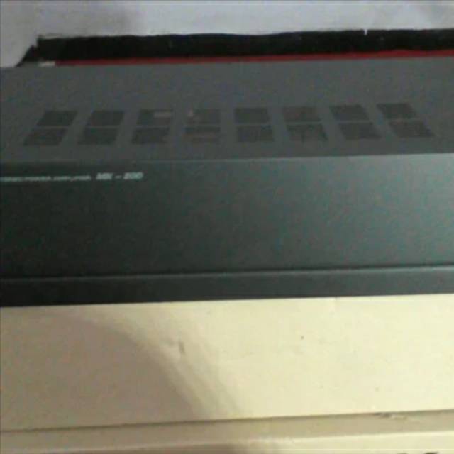 Box power Amplifier bell mk 200